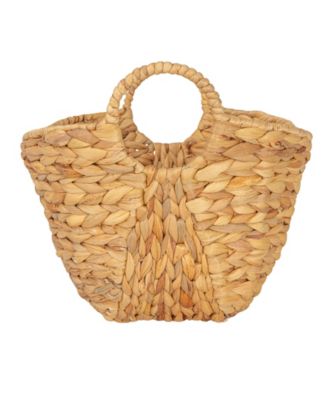 Water Hyacinth Basket with Handles