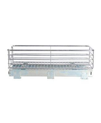 Glidez 14.5" W Chrome-Plated Steel Pull-Out Storage Organizer.