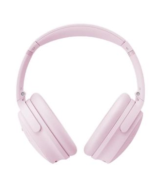 QuietComfort Wireless Noise Cancelling Over-Ear Headphones, Petal Pink, Bundle with USB-C/USB-A Wall Charger