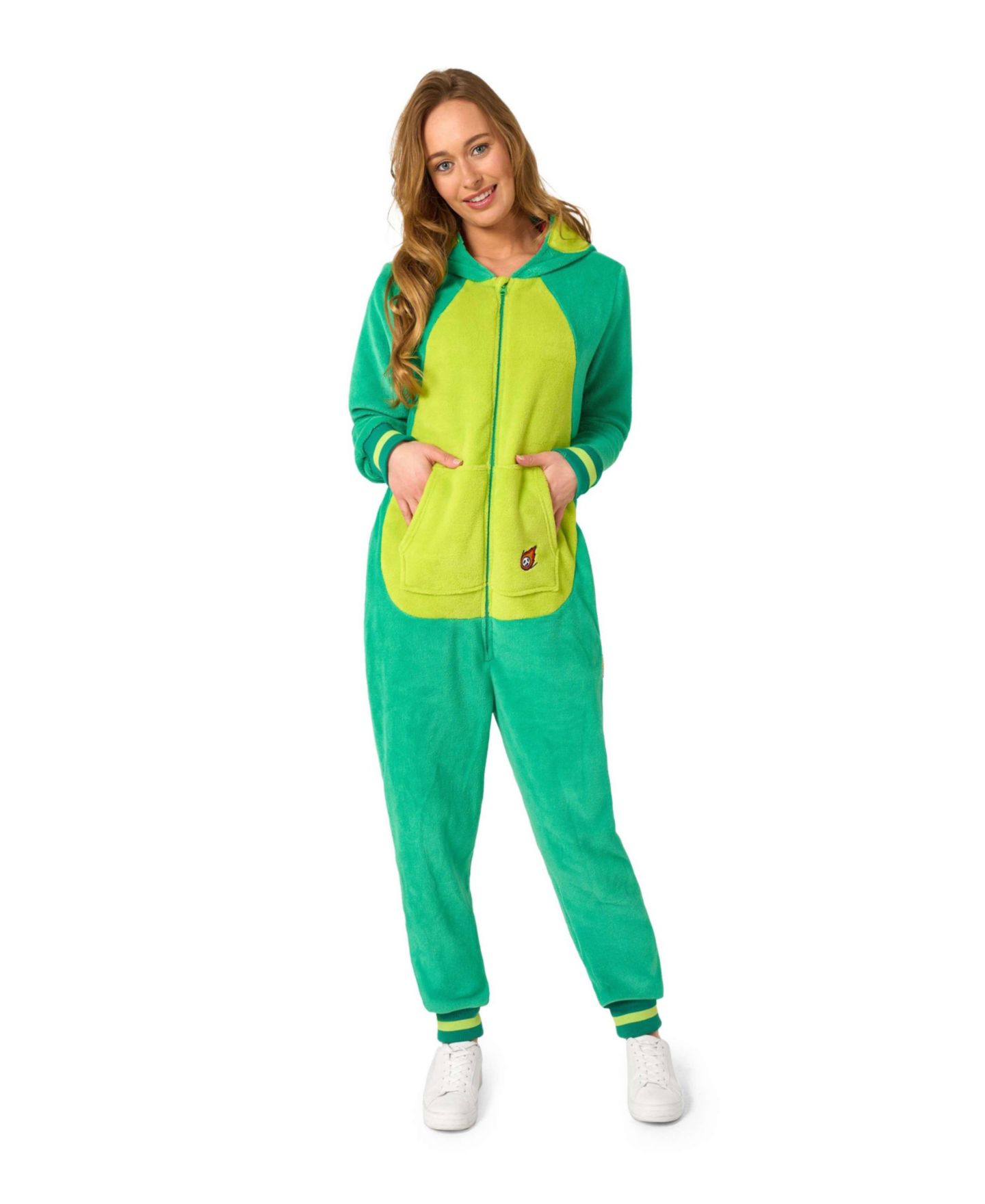 Карнавальный костюм акулы OppoSuits для взрослых, комбинезон, цвет: Зелёный — фото 5