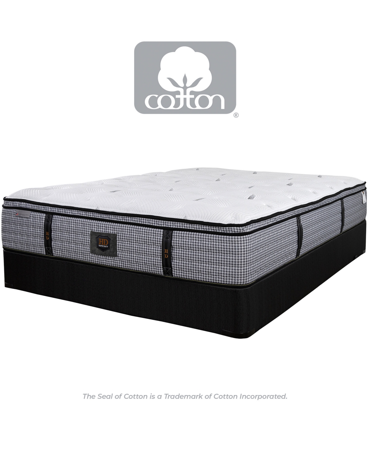 Paramount Hd Maximus 13" Cushion Firm Mattress In White