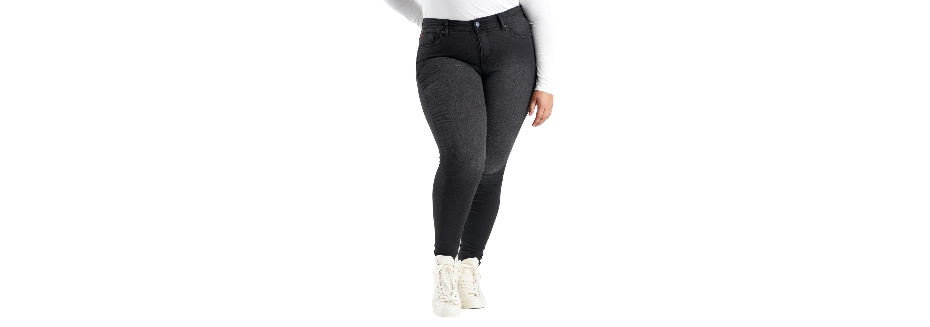 Slink Jeans Women's Black denim Mid Rise Skinny 29" inseam - Ballarie