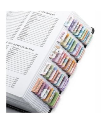 Bible Tabs, 120 Tabs, Laminated Bible Tabs for Women and Men,