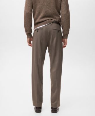 Men's Regular-Fit Pleated Pants