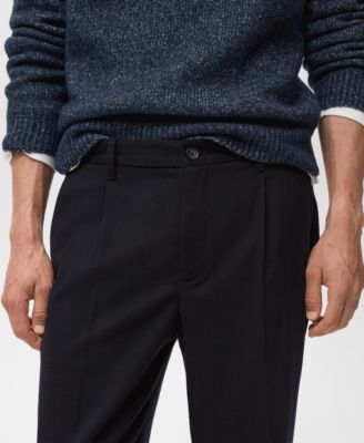 Men's Regular-Fit Pleated Pants