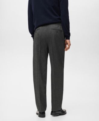 Men's Regular-Fit Pleated Pants