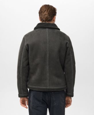 Men's Double Face Sheepskin-Effect Jacket