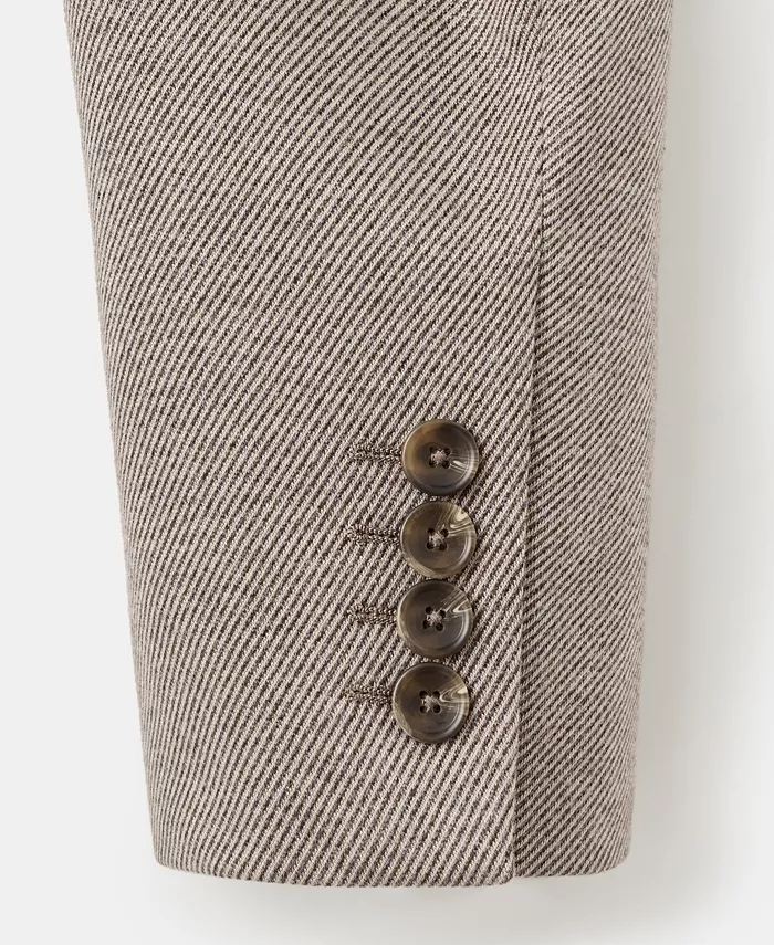 Men's Slim-Fit Micro-Houndstooth Jacket - thumbnail 6