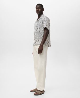 Men's Relaxed-Fit Printed Shirt