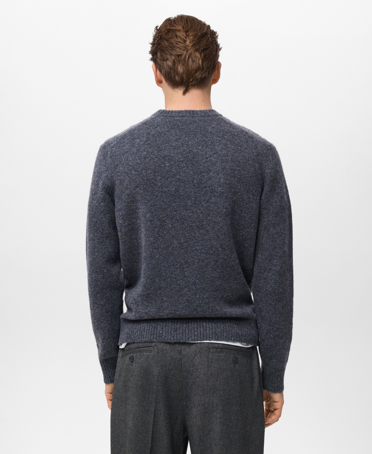 Mango Men's Wool And Alpaca-Blend Sweater