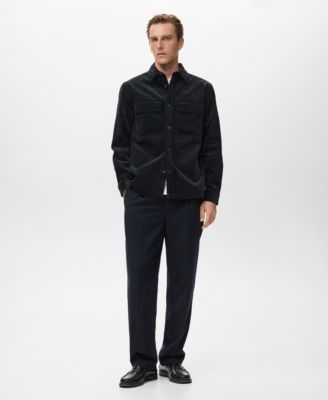 Men's Corduroy Pockets Overshirt