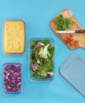 Borosilicate Glass Oven Dishes with Lids, Set of 4