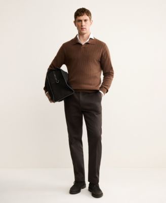 Men's Cashmere Polo Sweater