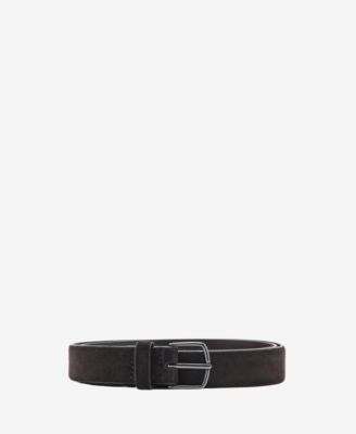 MANGO - Men's Buckle Leather Belt