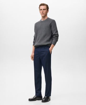 Men's Striped Slim-Fit Pants