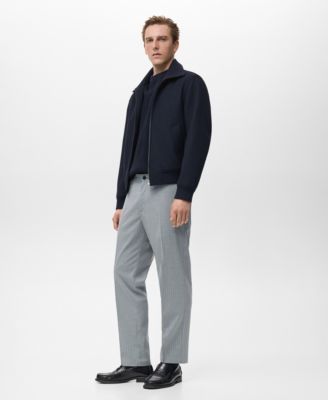 Men's Striped Slim-Fit Pants