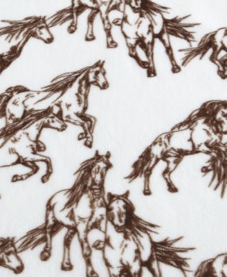 Printed Ultra Soft Plush Fleece Throw, 50" x 70"