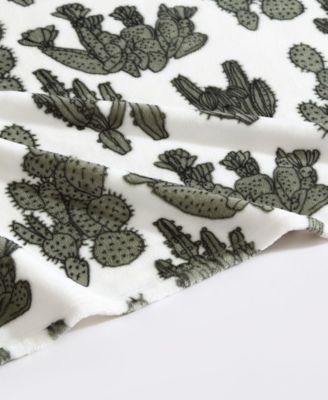 Printed Ultra Soft Plush Fleece Throw, 50" x 70"