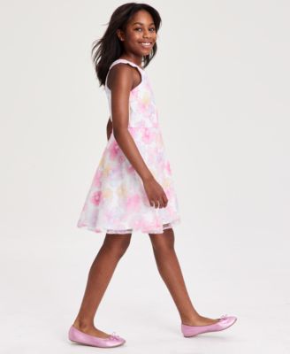 Girls' 7-16 Beaded Soutache Halter Dress