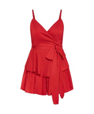 Women's Party Wrap Playsuit