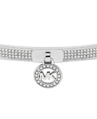 Pav&eacute; Logo Bangle Bracelet