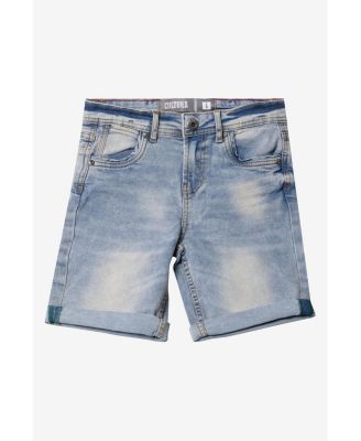 Big Boys Roll-Up Denim Shorts 2-Pack