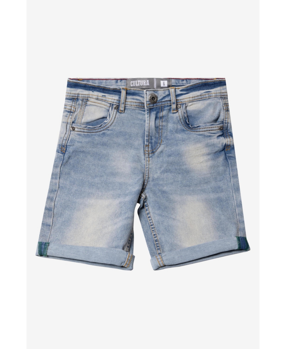 Cultura Big Boys Roll-Up Denim Shorts 2-Pack