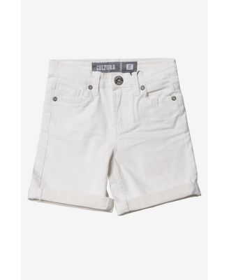 Toddler Boys Roll-Up Denim Shorts 2-Pack