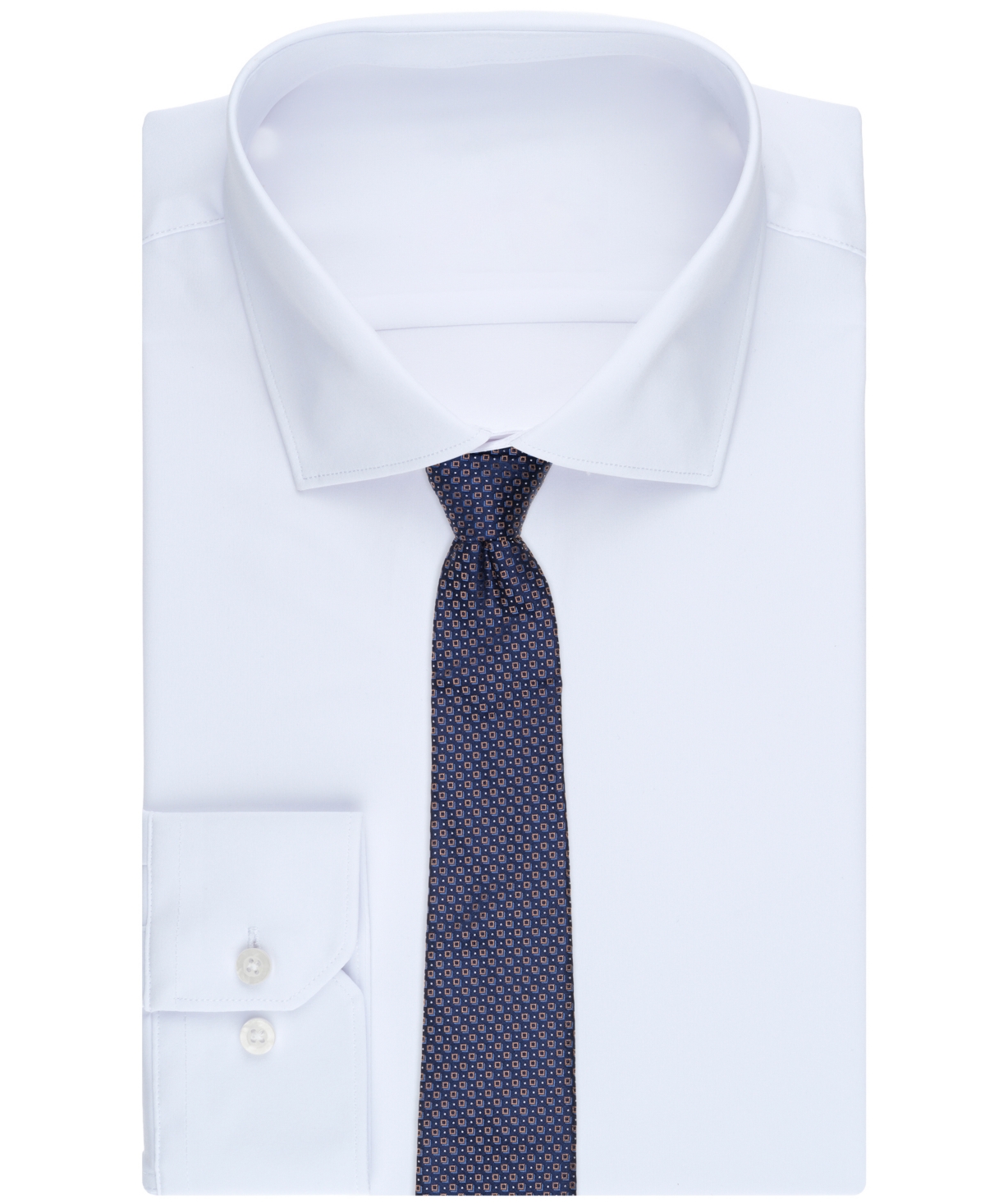Michael Kors Men's Classic Rossell Square-pattern Tie In Blue