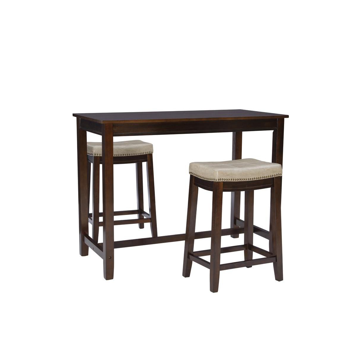 Linon Claridge 3Pc Counter Set