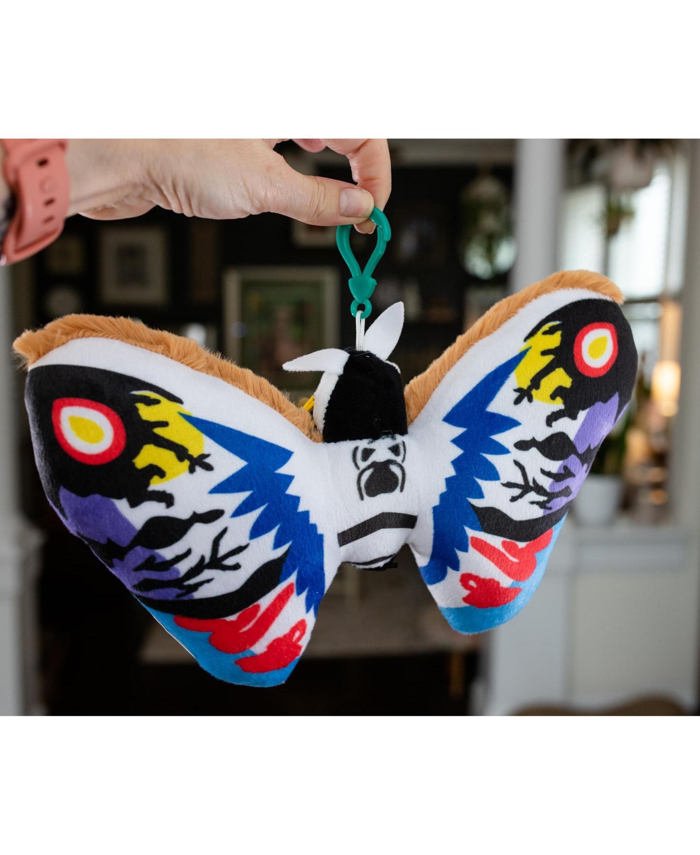 Детская мягкая игрушка Surreal Entertainment Rainbow Mothra 10" Officially Licensed Plush, цвет: Синий — фото 5