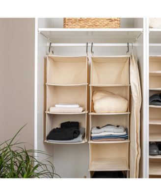 Household Essentials Cedarline 3-Shelf Hanging Closet Organizer, Natural