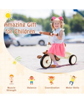 Toddler Tricycle Kids Trike with Adjustable Seat