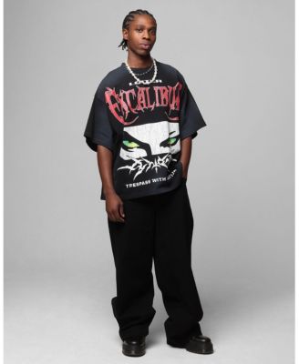 Men's Faded Print Flannel T-Shirt