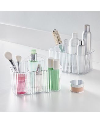 4-Section Fluted Storage Caddy Organizer with Handle