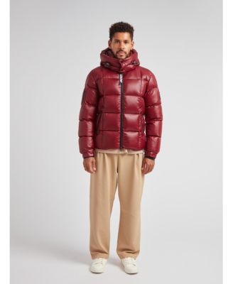 Men's EZ Boxed Hooded Racer Puffer Jacket