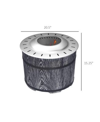 Round Outdoor Fire Pit for Patio, Backyard, or Outdoor Entertaining