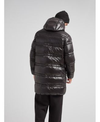 Men's R4D Tramline Hooded Long Puffer Coat