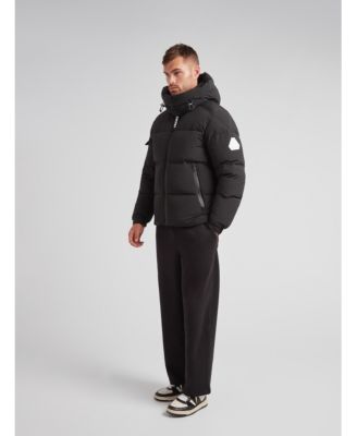 Men's EZ Water Hooded Puffer Racer Jacket