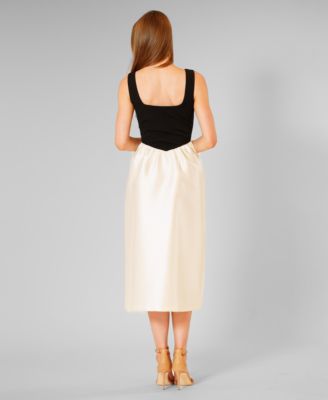 Women's Sleeveless Square Neck Dress