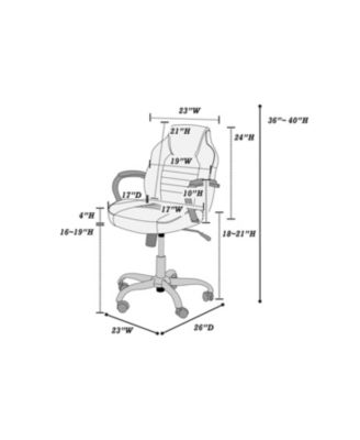  set of 1 Metal Base  Gaming Chair