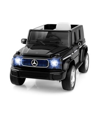 12V Licensed Mercedes-Benz EQG Kids Ride On Car with Remote Control-Black