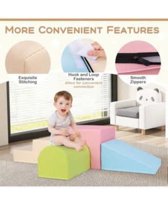 4-Piece Climb and Crawl Foam Block Play Set