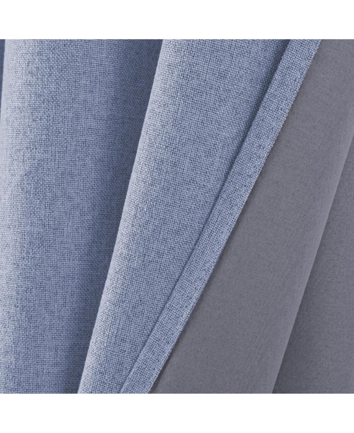 Rt Designers Collection Boden 100% Blackout Grommet Curtain Panel 54" x 90" Denim