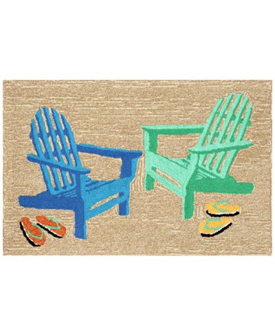 Liora Manne Front Porch Indoor/Outdoor Adirondack Seaside Area Rug
