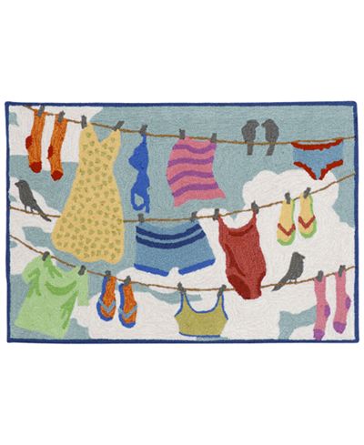 Liora Manne Front Porch Indoor/Outdoor Clothes Line Multi Area Rug