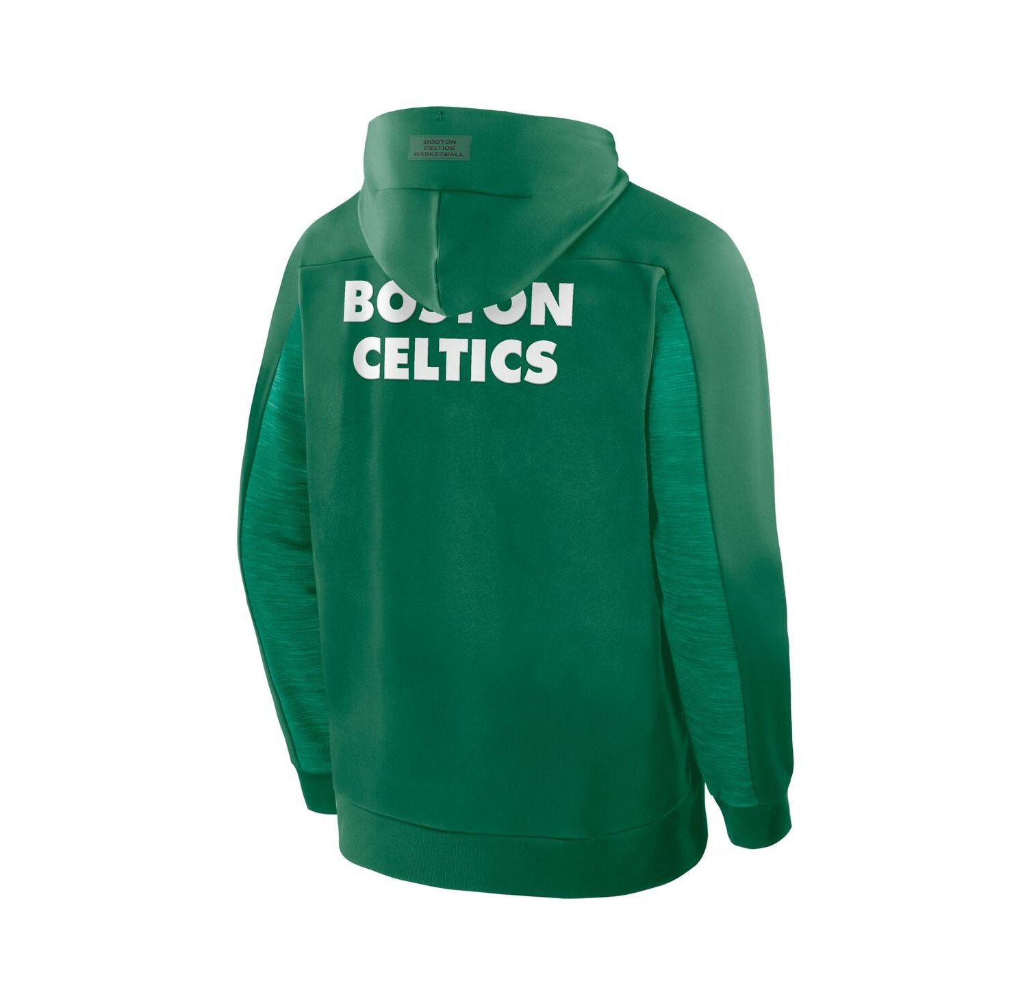 Men's Kelly Green Boston Celtics Back Door Cut Play Defender Full-Zip Hoodie