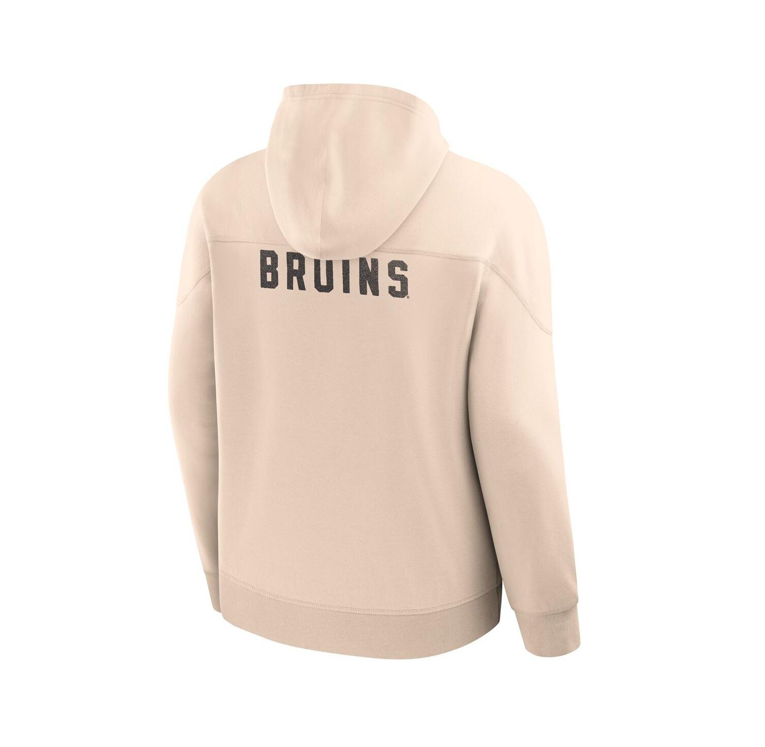 Men's Cream Boston Bruins Vintage Hoodie