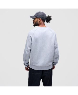 Men's Heather Gray Pittsburgh Steelers Tech Fleece Raglan Sweatshirt