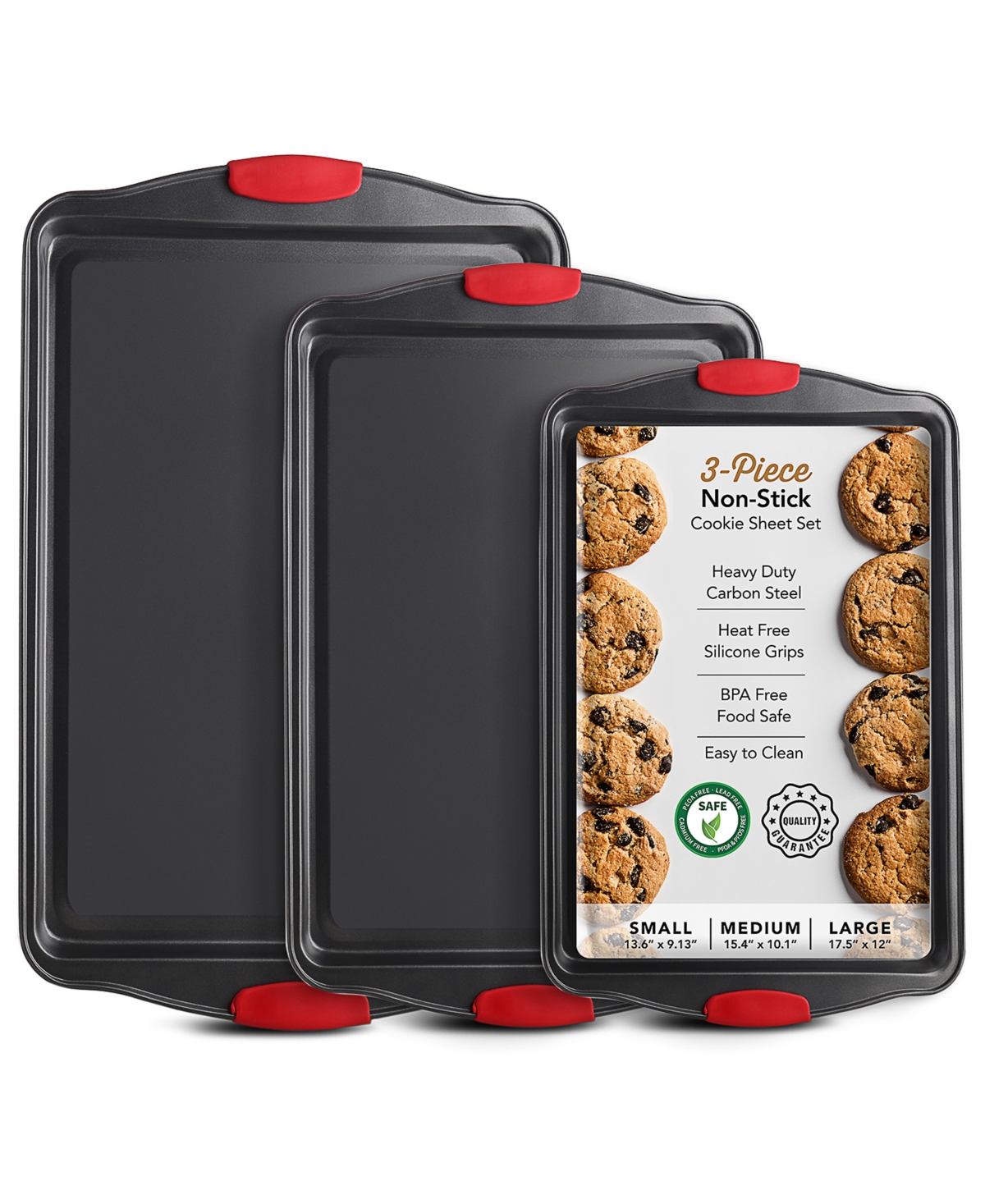 Nestl Premium 3-Pc. Baking Sheet Set